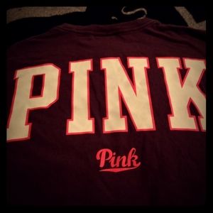 Long sleeve VS PINK tee